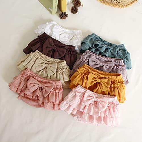 RUKOSU Baby Girl Ruffle Bowknot Bloomers