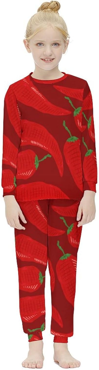 Thermal Girls Pajama Set