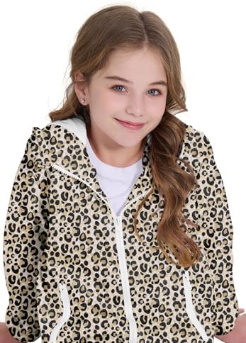 Zando Girls Rain jacket waterproof