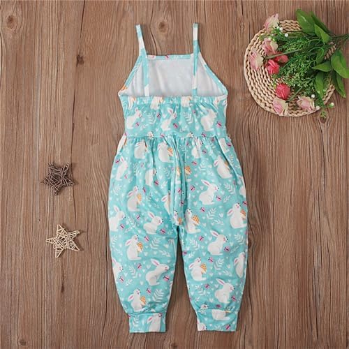 Cute Easter Bunny Knit Romper for Baby Girl
