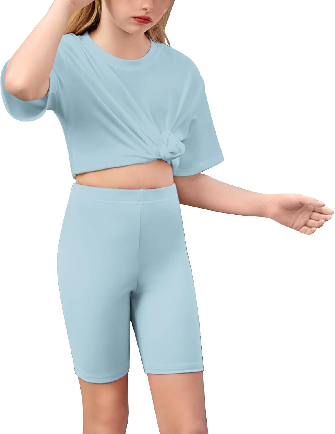 Generic Girls Loose Tracksuit Set for Ages 5-15