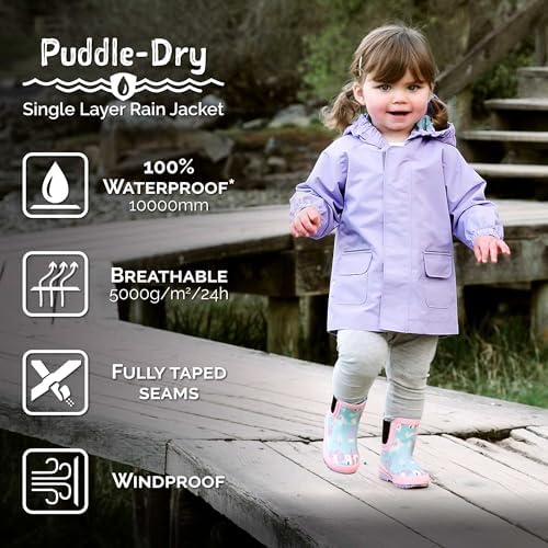 JAN JUL waterproof rain jacket for kids 1000mm rated