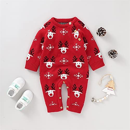 Baby Christmas Romper - Soft Cozy for Toddler Boys Girls