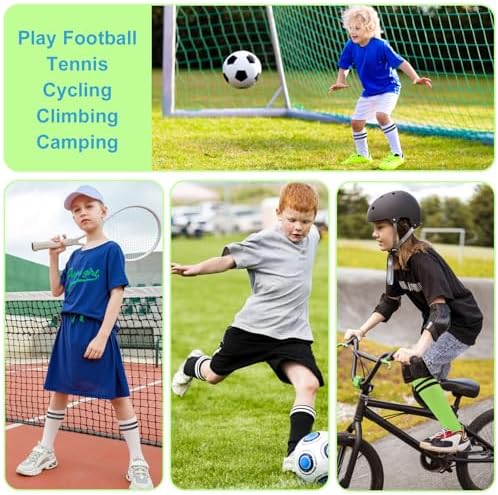 10 Pairs Knee High Soccer Socks for Kids