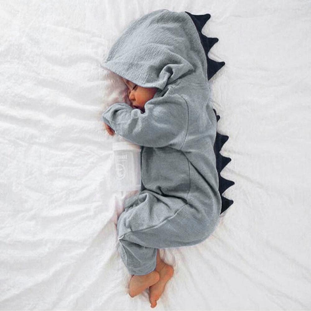 Dinosaur-Themed Romper for Babies