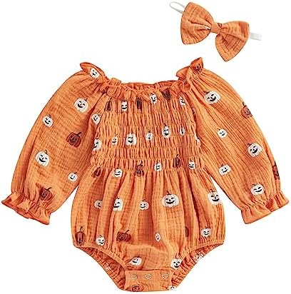 Floral Romper for Baby Girls Halloween Summer costume