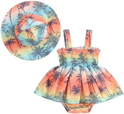 Mubineo Baby Girl Summer Romper Dress