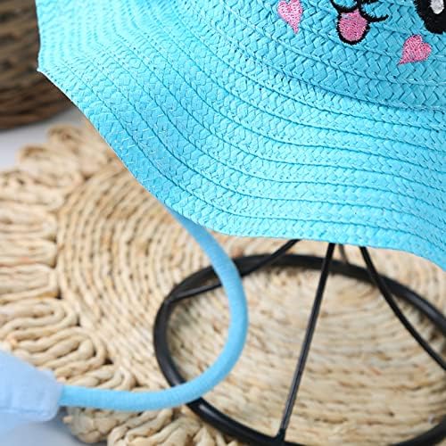 Adjustable Straw Hat Protective for Kids UPF 50