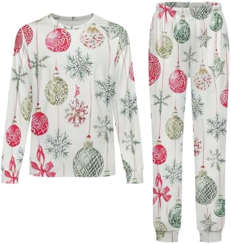 MEIKKO Christmas Kids Thermal Gnome Underwear Set