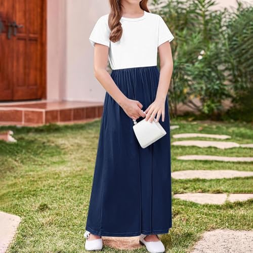 Girls Summer Casual Dress with Pockets
