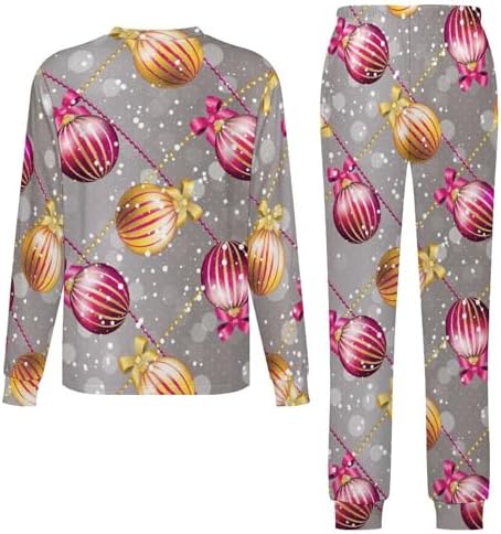 MEIKKO Christmas Ball Baubles Thermal Underwear Set