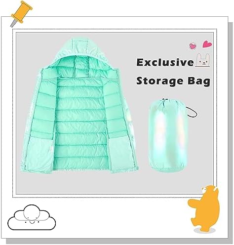 Warm Hooded Puffer Jacket for Girls