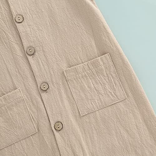 Mubineo Boys Summer Linen Romper for Babies