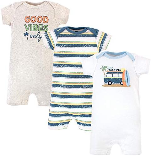 Hudson Baby Unisex Cotton Rompers Knit UnivCHirompers