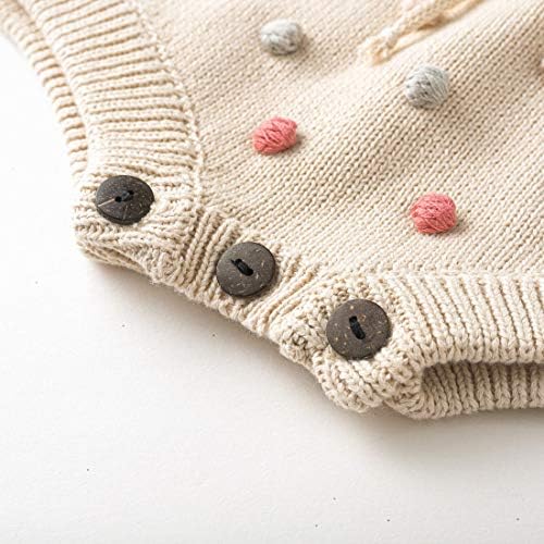 Adorable Knitting Romper for Baby Girls