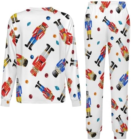 Christmas Nutcracker Thermal Underwear Set - Boys Girls Comfy Pajamas 4y-14y
