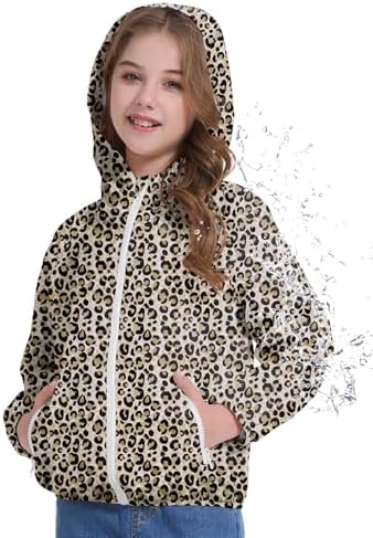 Zando Girls Rain jacket waterproof