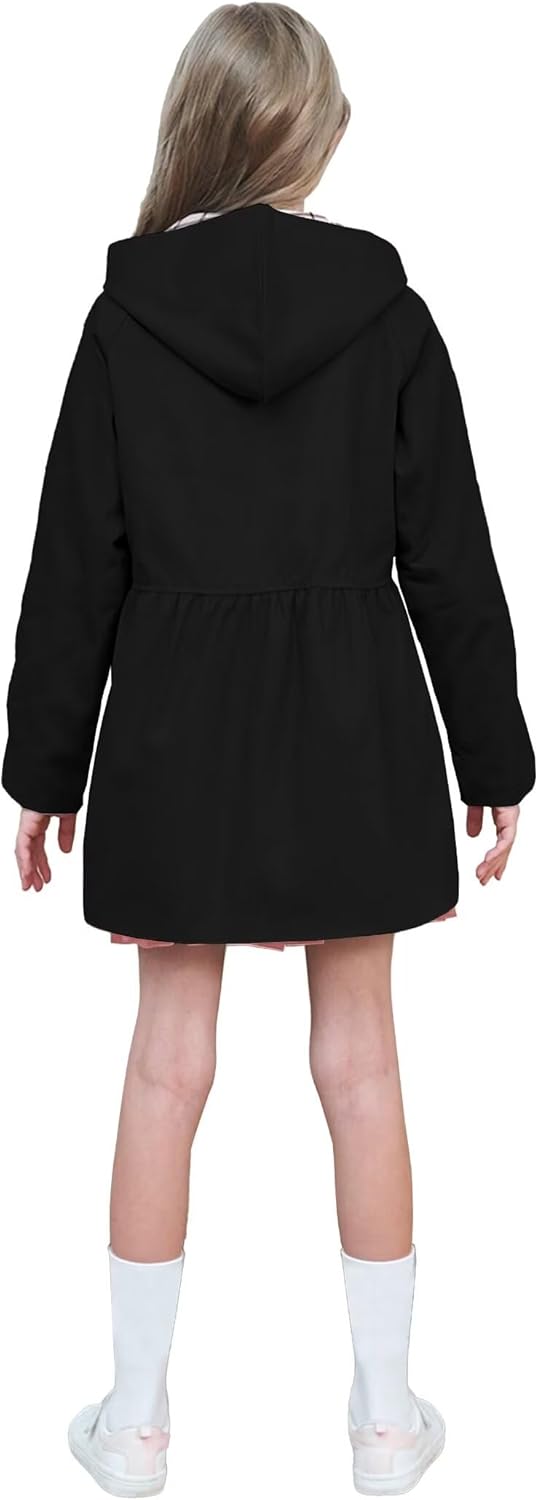SNUG STYLISH BinpaW Girls Hooded Trench Coat