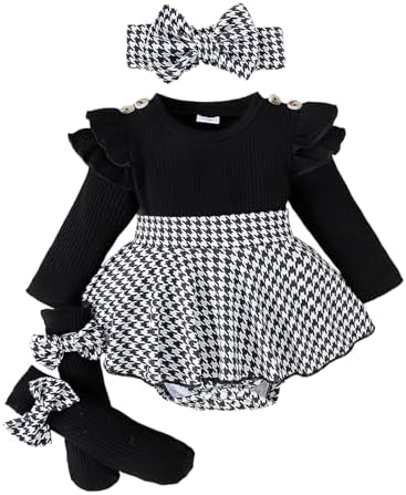 Lenjindjer Baby Girl Spring Romper Dress