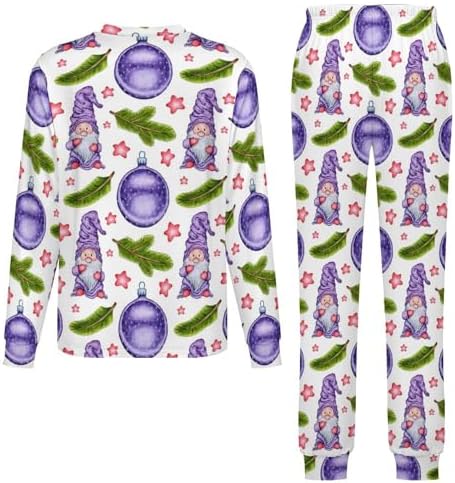 MEIKKO Kids Christmas dumped snowflakes Pajama Set