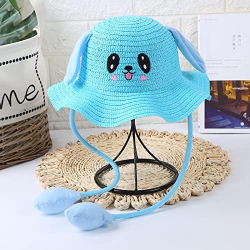 Adjustable Straw Hat Protective for Kids UPF 50