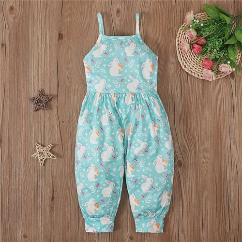Cute Easter Bunny Knit Romper for Baby Girl