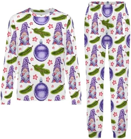 MEIKKO Kids Christmas dumped snowflakes Pajama Set