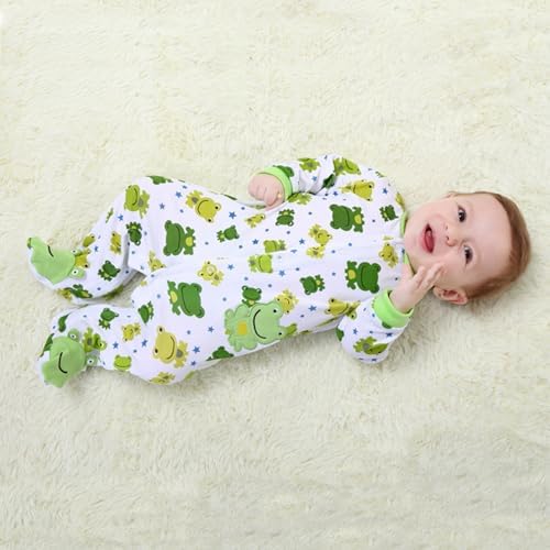 Baby Boys Girls Long Sleeve Romper Pure Cotton Footed New Born Clothes
