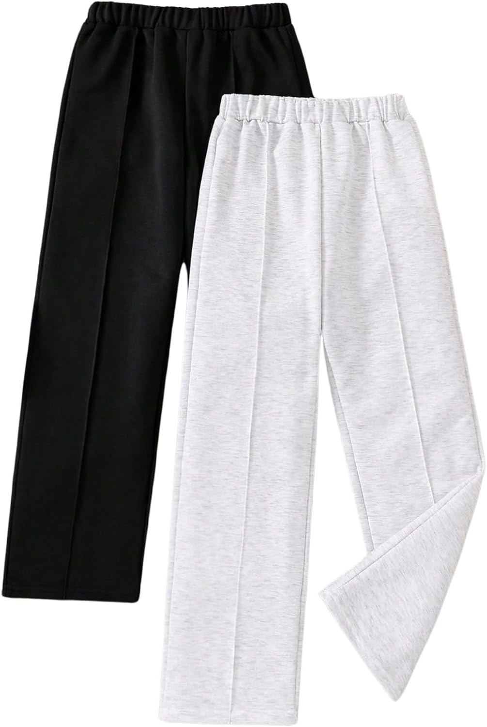 2-Piece elastic waistband track pants