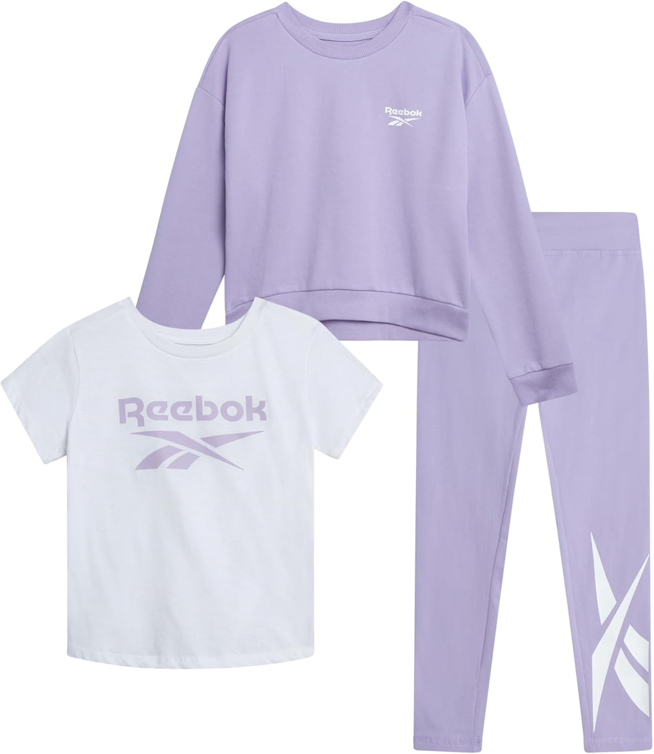 Reebok Girls Trendy 3-Piece Active Legging Set