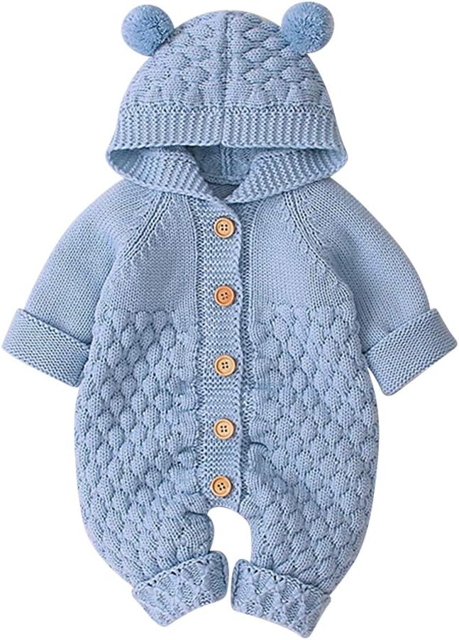 IBTOM CASTLE 3D Bear Ears Romper Winter