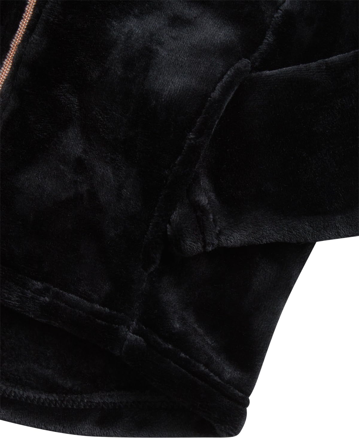 Body Glove Girls Plush Fleece Zip-Up Sweater