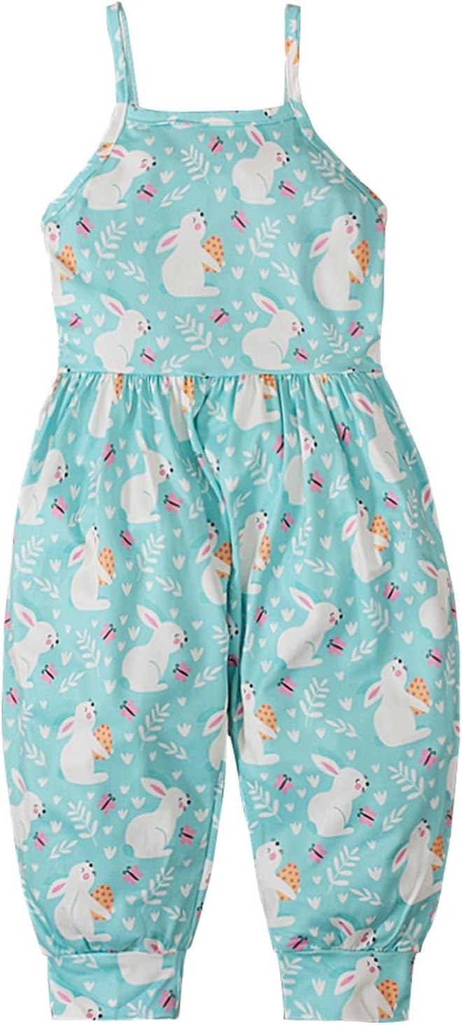 Cute Easter Bunny Knit Romper for Baby Girl