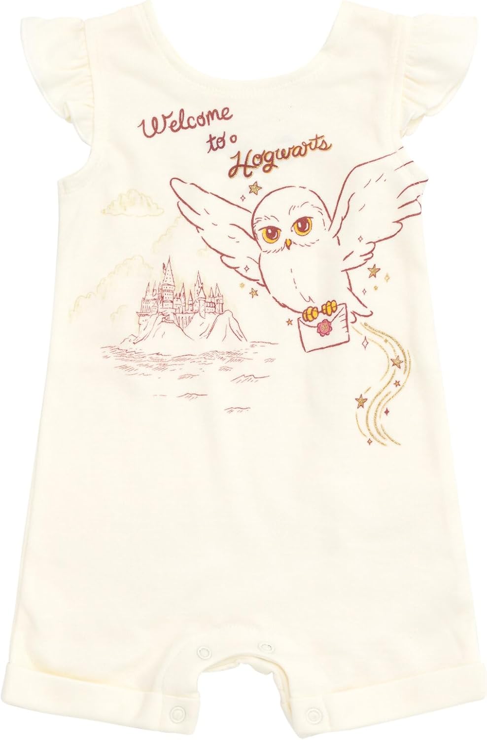 Harry Potter Charm Style - Hedwig Owl Romper Headband for Baby