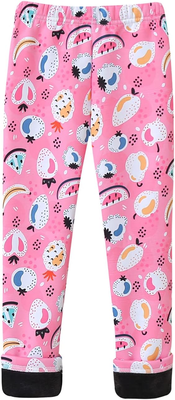 Super Soft Fleece-Lined Leggings for Toddlers Girls - trendy and comfortable