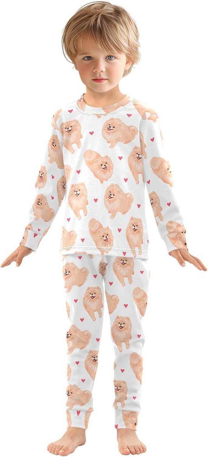 WIFIU Soft Cotton 2 Piece Pajama Set for Kids