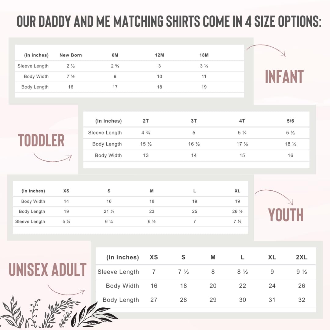 Dad and Daughter Matching 100 Cotton Outfit