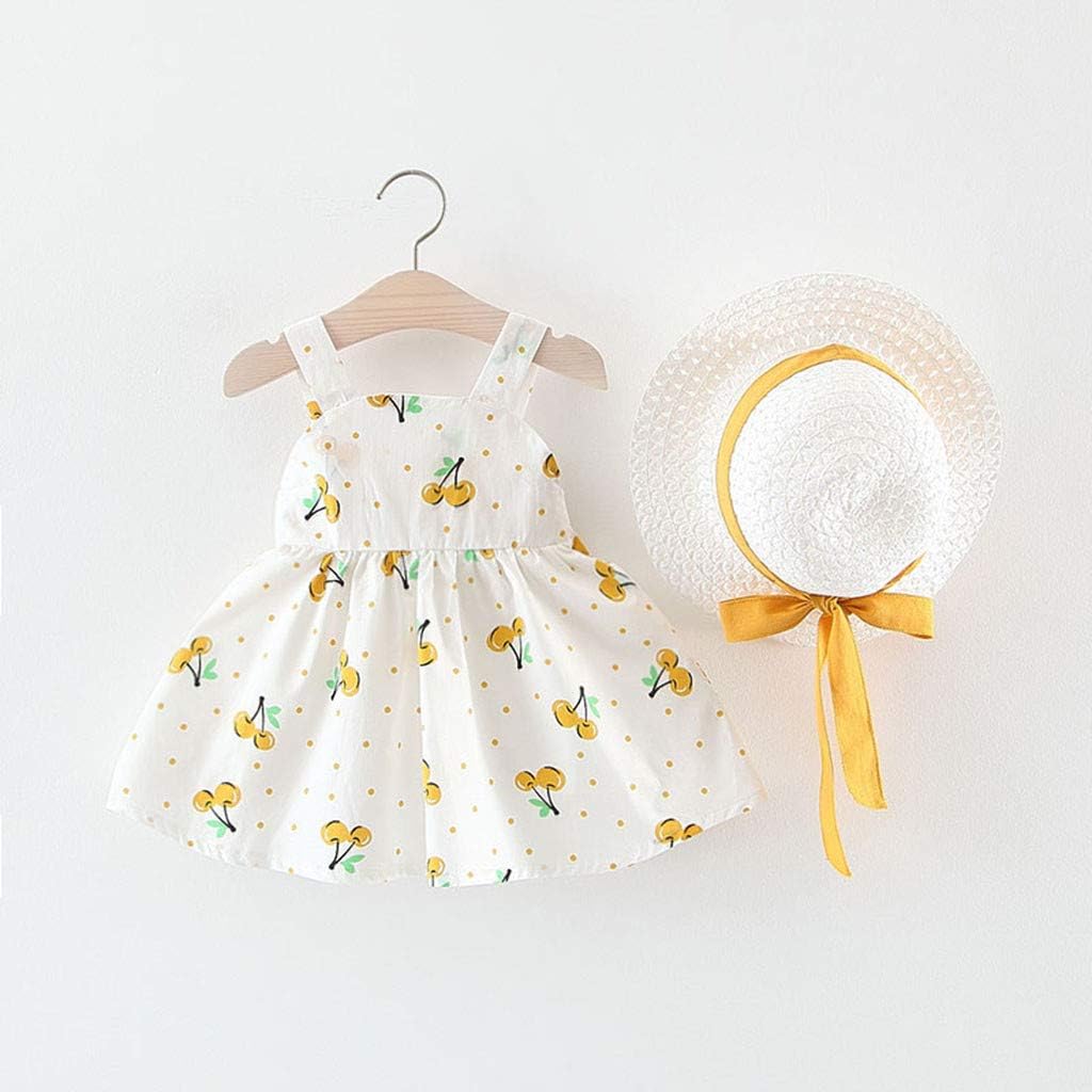 Infrant Baby Girls Summer Princess Outfit Set 2PCS