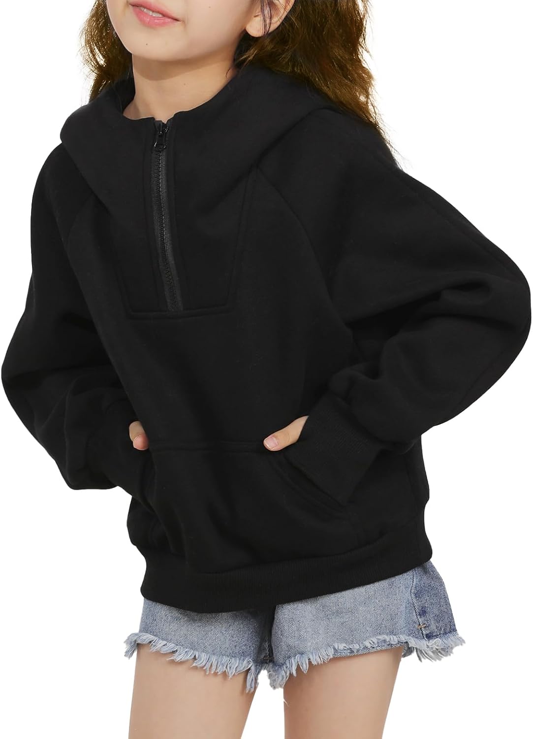 Hvididan Girls Super Soft Fleece Athletic Hoodie