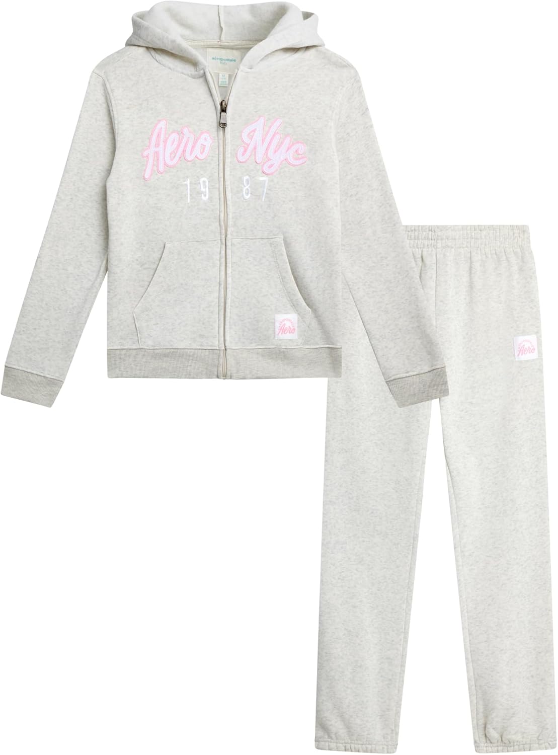 Cozy Trendy - 2-Piece Fleece Set for Girls - Aeropostale Inspired