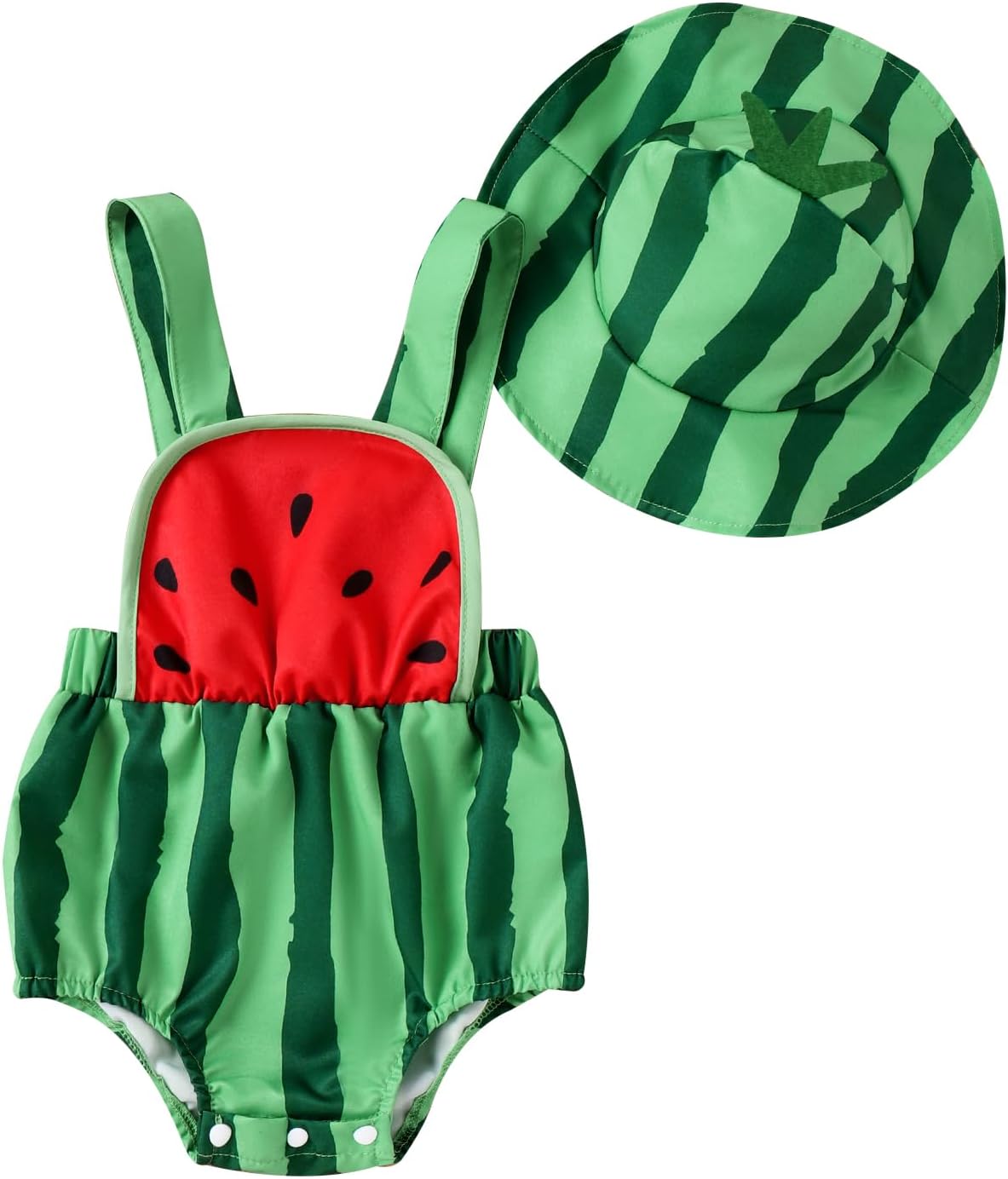 Perfect Summer Romper for Baby Girls Boys Watermelon Pineapple Design
