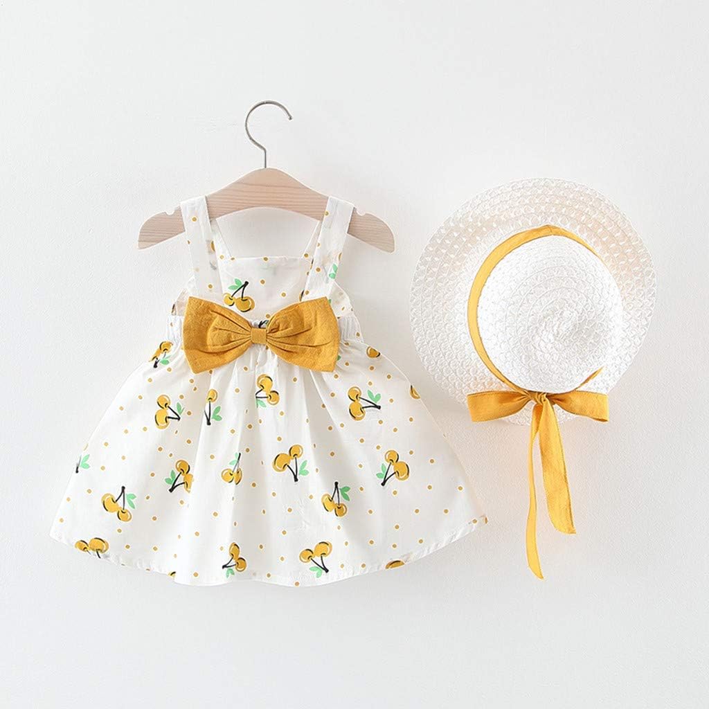 Infrant Baby Girls Summer Princess Outfit Set 2PCS
