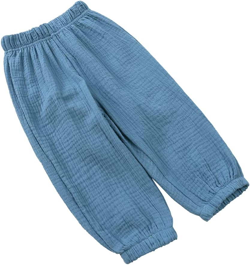 Kids Tales 3-Piece Cotton Linen Trousers