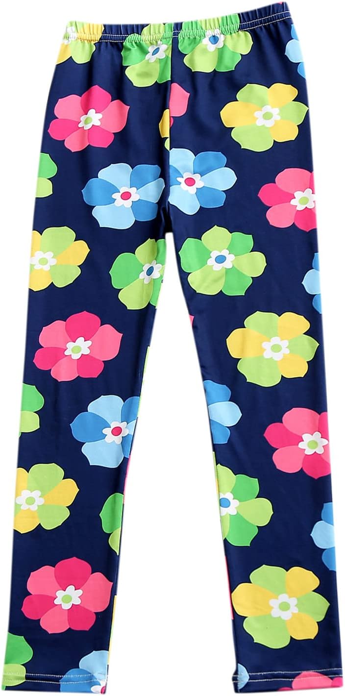 ToddlBy - Soft Floral Print Loose Pants for Kids Fall Spring Outfits