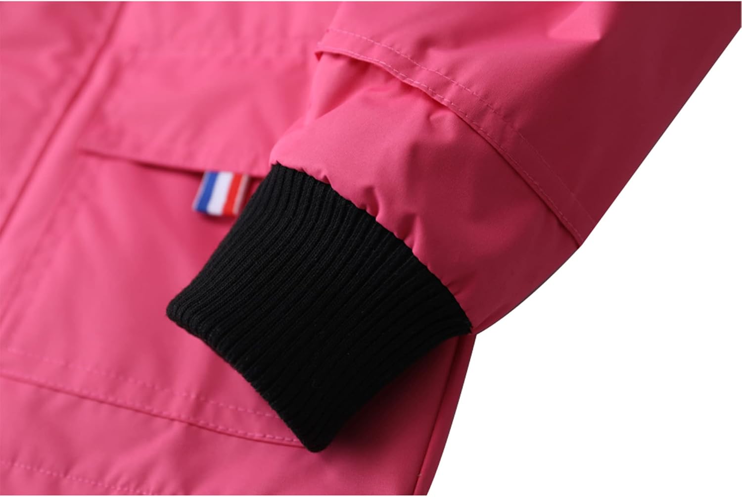 Hiheart waterproof Cotton Lined Adjustable Hooded Jacket