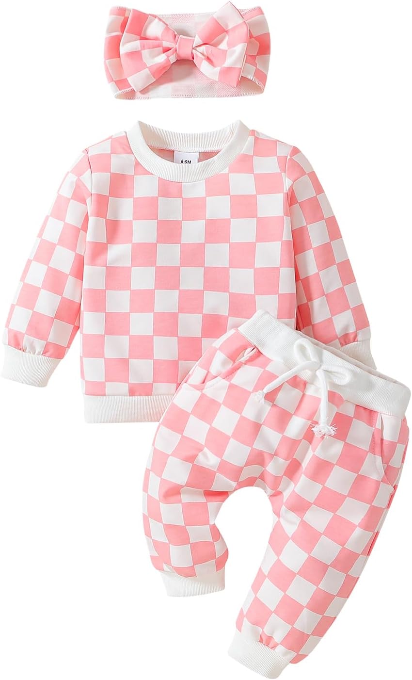 Cozy Trendy Baby Girl Sweater Set for 0-2 Years