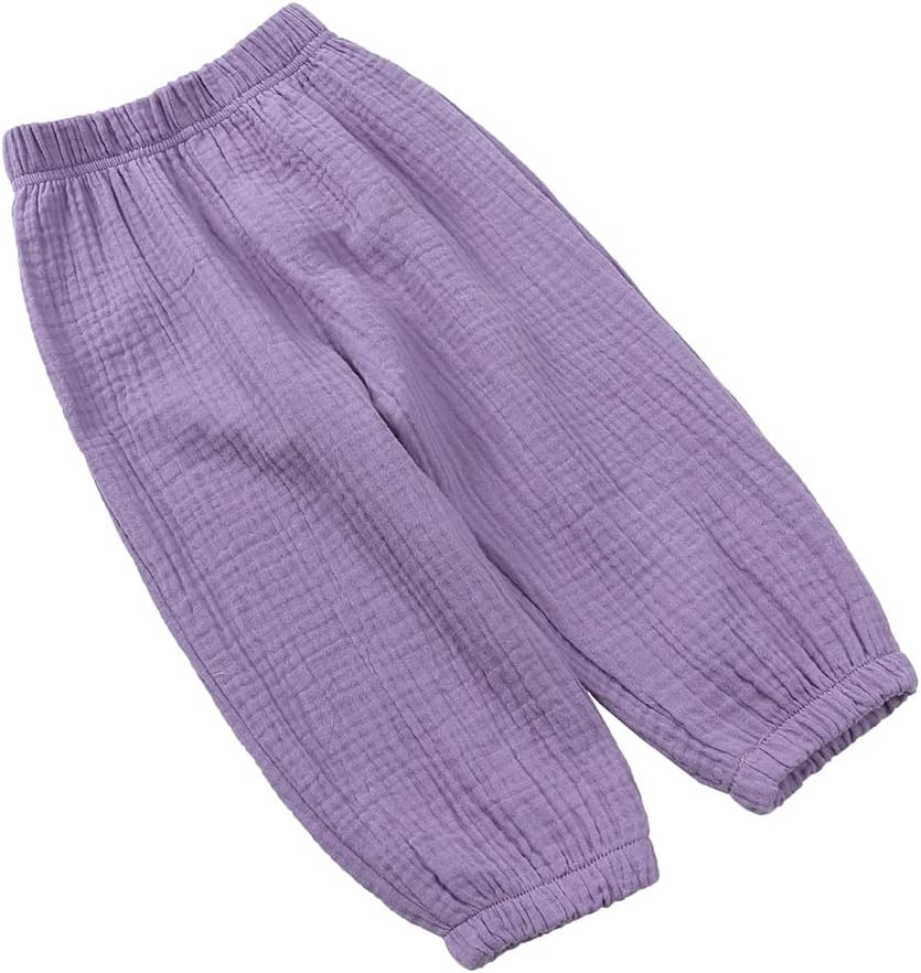 Kids Tales 3-Piece Cotton Linen Trousers