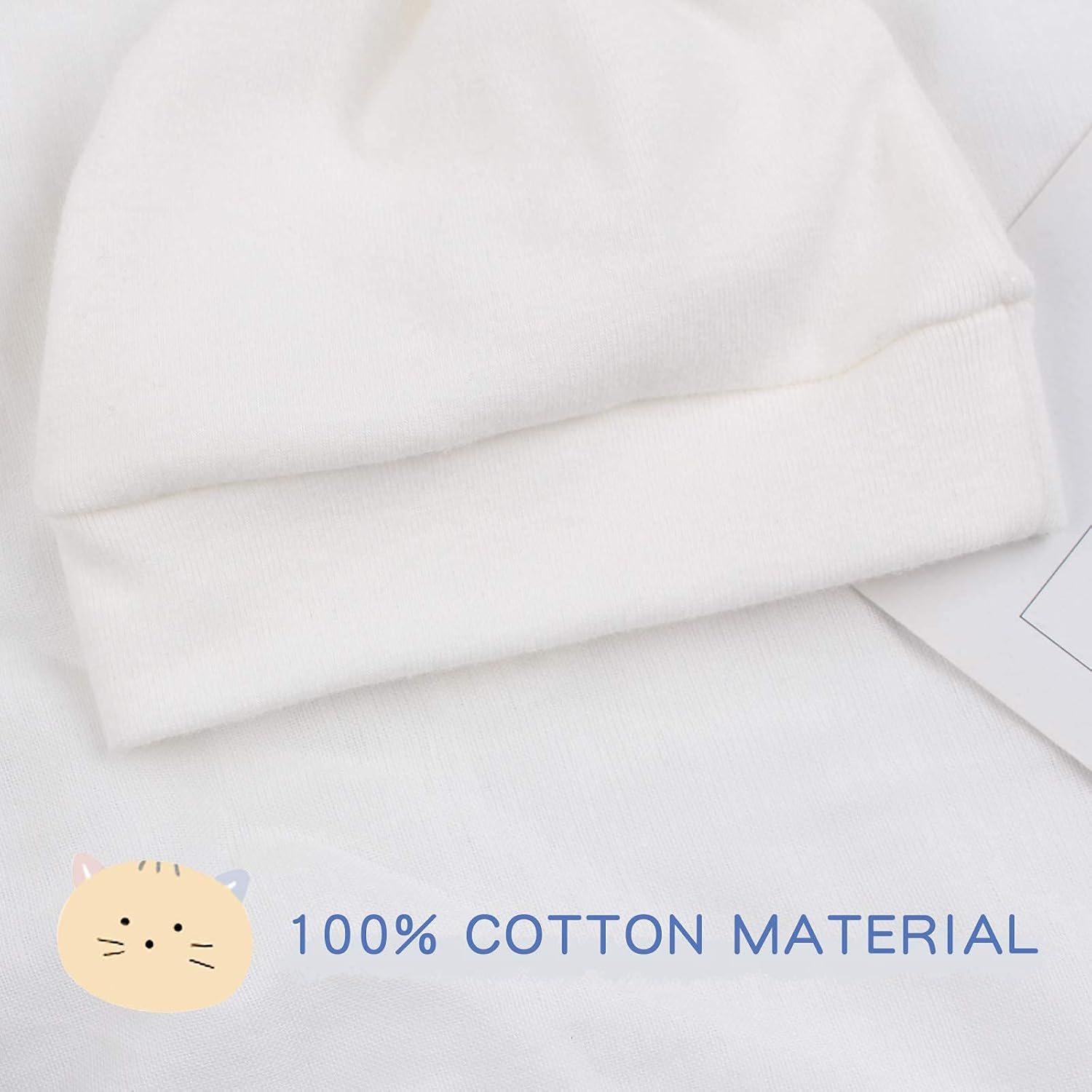 JANGANNSA Stretchy Organic Cotton Baby Beanie