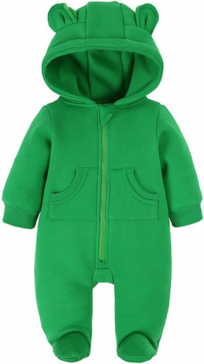 Perfect for Newborn Girls - Long Sleeve Romper Jumpsuit