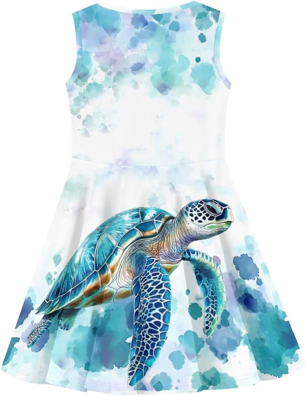 asessembojepai Floral Unique Summer Sleeveless Dress for Active Girls